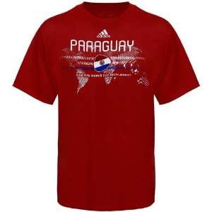  World Cup adidas Paraguay Red 2010 World Cup Country T 