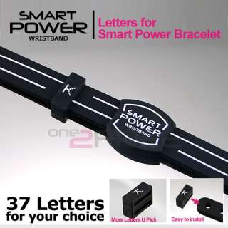 Letters for Power Titanium Bracelet Balance U Pick  