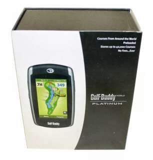 GOLF BUDDY World Platinum GPS Ranger Finder   Auto Course & Hole 
