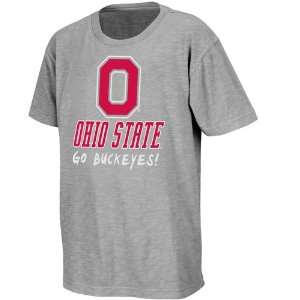   Ohio State Buckeyes Youth Cut Back T Shirt   Gray: Sports & Outdoors