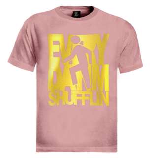   Shufflin Song T Shirt Shuffling LMFAO rock lyrics everyday Gold  