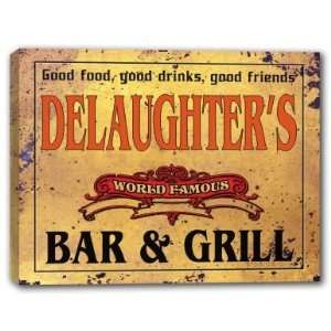 DELAUGHTERS Family Name World Famous Bar & Grill 