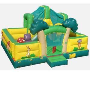   Jungle Toddler Game Bounce House (Commercial Grade): Toys & Games