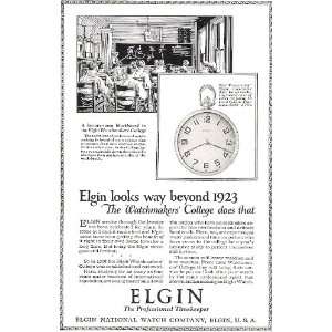  Elgin Watch and Watchmakers College 1923 Original Vintage 