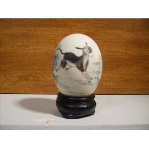  Chinese Oriental Real Egg with Deer Paintings: Everything 