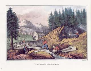 From a hand colored lithograph originally produced in 1871,