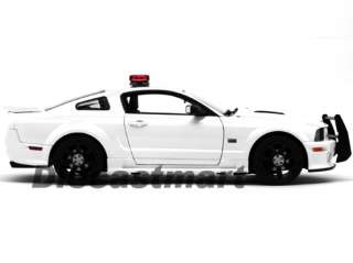 WELLY 1:18 2007 SALEEN MUSTANG S281E POLICE VERSION WHT  