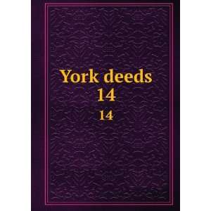   York County (Me.). Register of Deeds Maine Historical Society Books