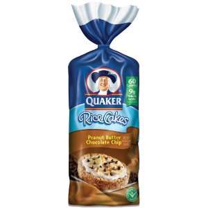 Quaker Rice Cakes Rice Cakes Peanut Butter Chocolate Chip   12 Pack