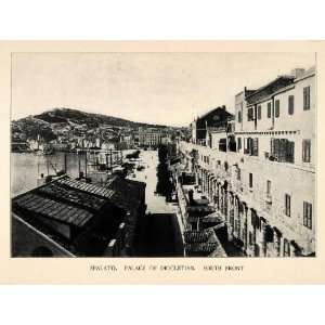  1904 Print Spalato Diocletian Split Adriatic Sea Harbor 