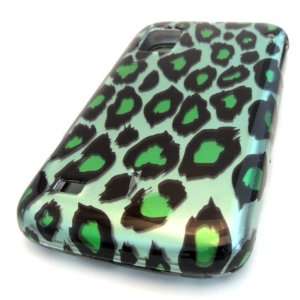 NEW ZTE N860 Warp Green Leopard Animal Print Design Gloss Smooth Case 