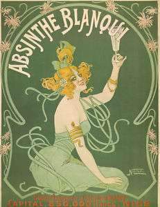 Classic French Absinthe Advertisement T shirt #4  
