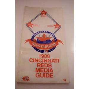  Cincinnati Reds 1988 All Star Game Media Guide Everything 