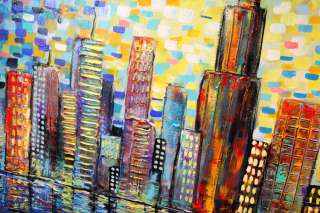 ORIGINAL Abstract Painting CHICAGO Acrylic Modern Fine Art by Federico 