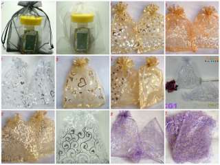   colors Premium Organza Wedding Favor Gift Bags Jewellery Pouch  