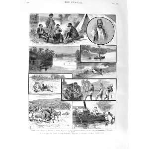  1881 LANCASHIRE WITCH BOAT WAMI RIVER ZANZIBAR GIRAFFES 