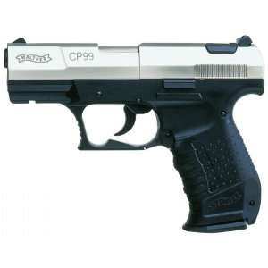   CP99 .177cal CO2 Pistol w/Silver Slide & Black Frame   Air Guns   Guns