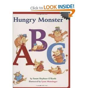  Hungry Monster ABC: An Alphabet Book [Board book]: Susan 
