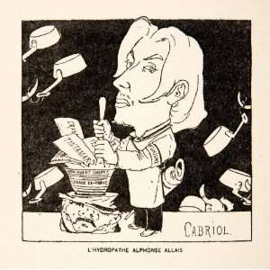  1927 Print Alphonse Allais French Writer Humorist 