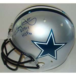  Tony Dorsett SIGNED Cowboys Pitt Helmet 1/1: Sports 