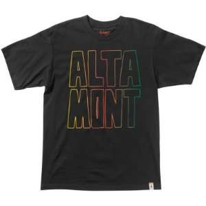  Altamont Life Sized Outline   Mens T Shirt   Black 