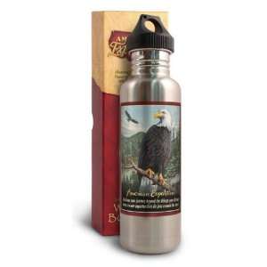   27oz Stainless Steel Water Bottle Bald Eagle: Sports & Outdoors