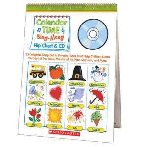   RESOURCES AND CD CALENDAR TIME SING ALONG FLIP CHART: Everything Else