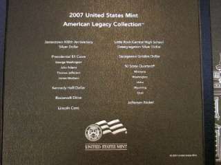 2007 UNITED STATES MINT AMERICAN LEGACY COLLECTION  
