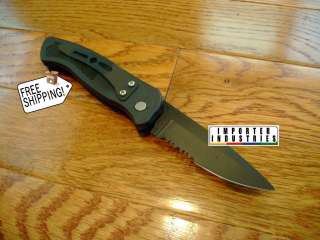   SA Black Tactical Lockblade Knife Folder NEW S/A Protection  