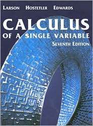 Calculus of A Single Variable, (0618149163), Ron Larson, Textbooks 