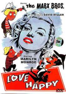 1949 Comedy Marilyn Monroe & Marx Bros Love Happy ECO  