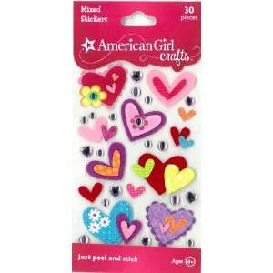  American Girl Crafts Mixed Stickers, Hearts Toys & Games