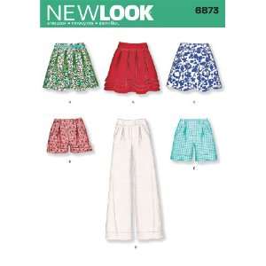   Sewing Pattern 6873 Misses Skirts and Pants, Size A (8 10 12 14 16 18
