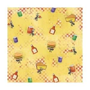   Picnic Paper 12X12 Ants On Parade; 25 Items/Order Arts, Crafts