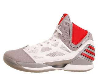 Adidas adiZero Rose Dominate 2.5 Grey White 2012 Mens Basketball Shoes 