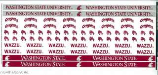 SS  Washington State University Scrapbook Sticker Strip  