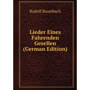   Gesellen (German Edition) Rudolf Baumbach  Books