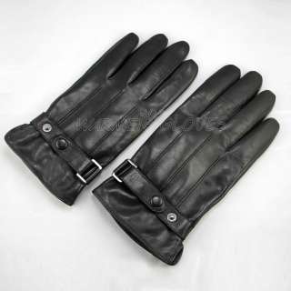 Mens KID NAPPA Leather warm winter Driving MOTORCYCLE glove M021 