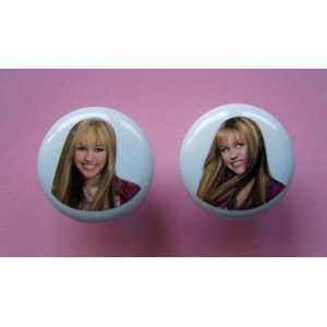  2 NEW Hannah Montana Miley Cyrus Decorative Ceramic 