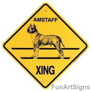  Amstaff Crossing Xing Sign
