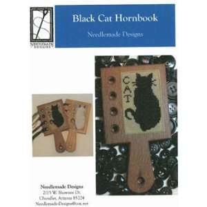  Black Cat Hornbook   Cross Stitch Pattern Arts, Crafts 