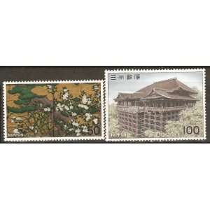  Japanese Postage Stamps 2nd National Treasures Series 