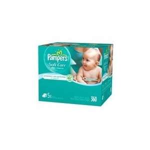  Pampers Unscented Soft Care Wipes   360 Count Baby