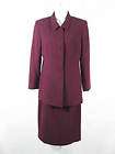BICCI Violet Wool Blazer Skirt Suit Sz 6