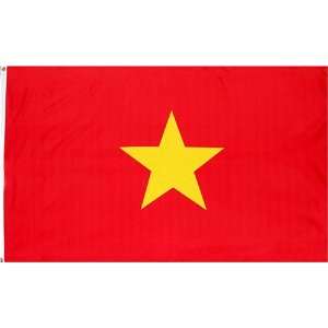  North Vietnam Flag 3x5 NEW 3 x 5 VIETNAMESE VC Banner 