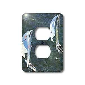  Florene Boats   Great Sailboat Race   Light Switch Covers 