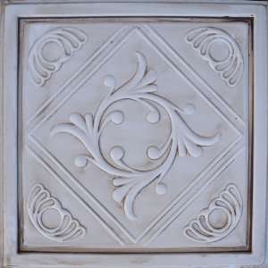  Anet Ivory Accent (24x24 Pvc) Ceiling Tile