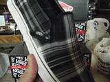 Vans Slip On US 7 EU 39 Wms 8.5 Authentic Black Plaid  