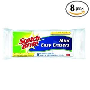  Scotch Brite Mini Easy Eraser, 6 Count (Pack of 8): Health 