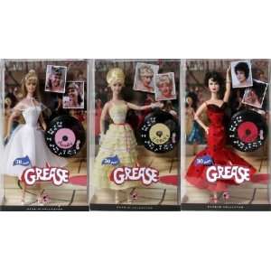  Pink Label Collection Grease Barbie Set Of 3: Toys & Games
